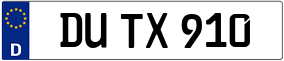 Truck License Plate